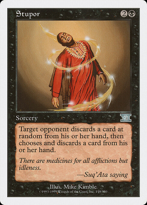 Stupor - Magic: The Gathering 6ED #158