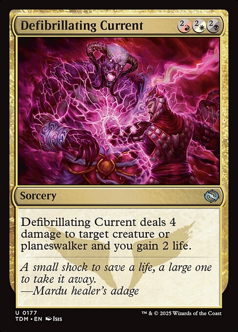 Defibrillating Current - Magic: The Gathering TDM #177