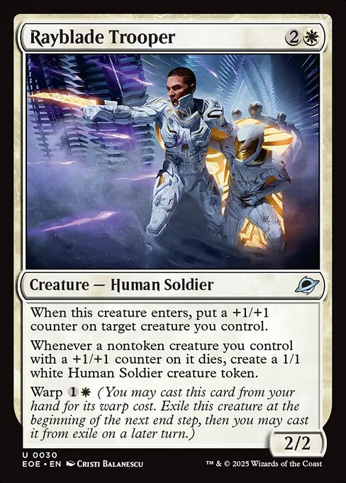 Rayblade Trooper - Magic: The Gathering EOE #30