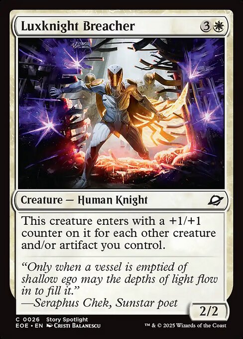 Luxknight Breacher - Magic: The Gathering EOE #26