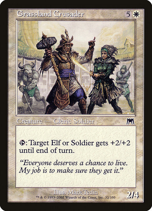 Grassland Crusader - Magic: The Gathering ONS #32