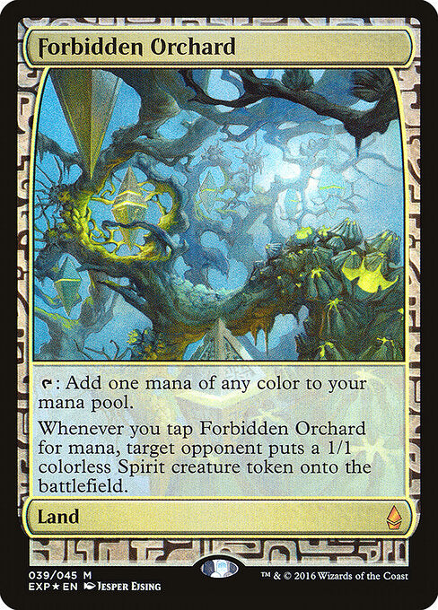 Forbidden Orchard Zendikar Expeditions exp