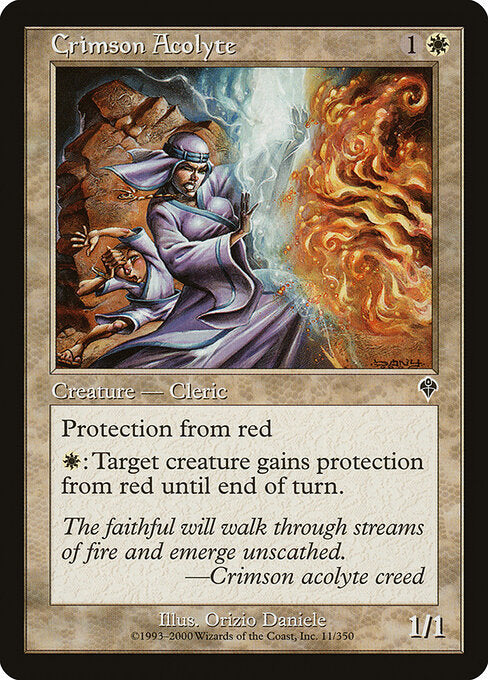 Crimson Acolyte - Magic: The Gathering INV #11