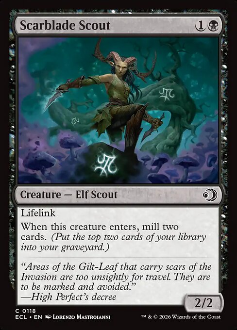 Scarblade Scout - Magic: The Gathering ECL #118