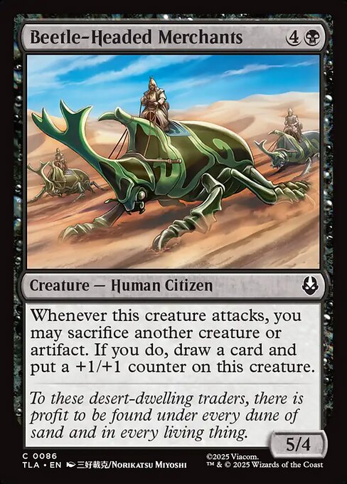 Beetle-Headed Merchants - Magic: The Gathering TLA #86