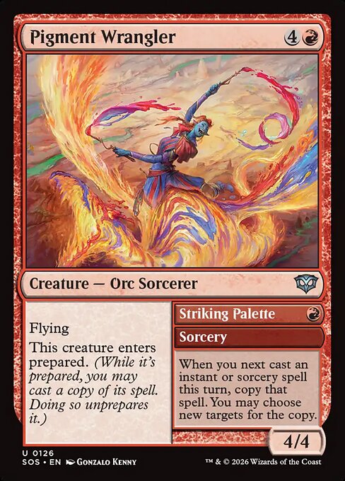 Pigment Wrangler // Striking Palette - Magic: The Gathering SOS #126