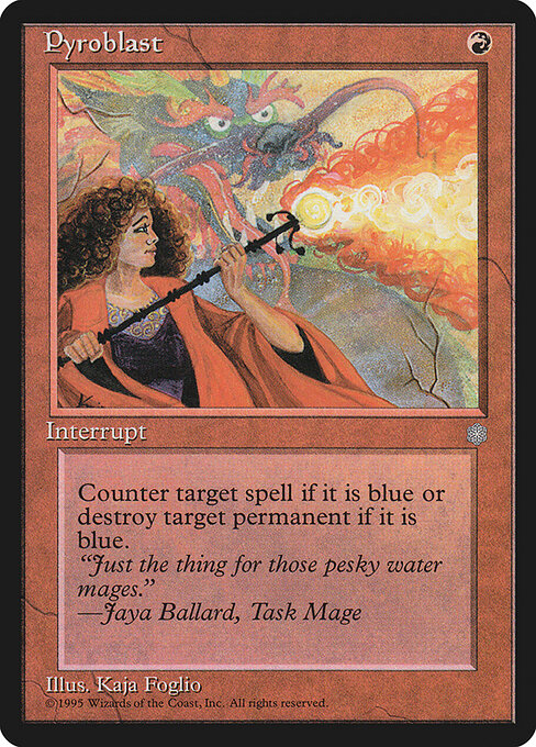 Pyroblast - Magic: The Gathering ICE #213