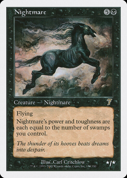 Nightmare - Magic: The Gathering 7ED #150