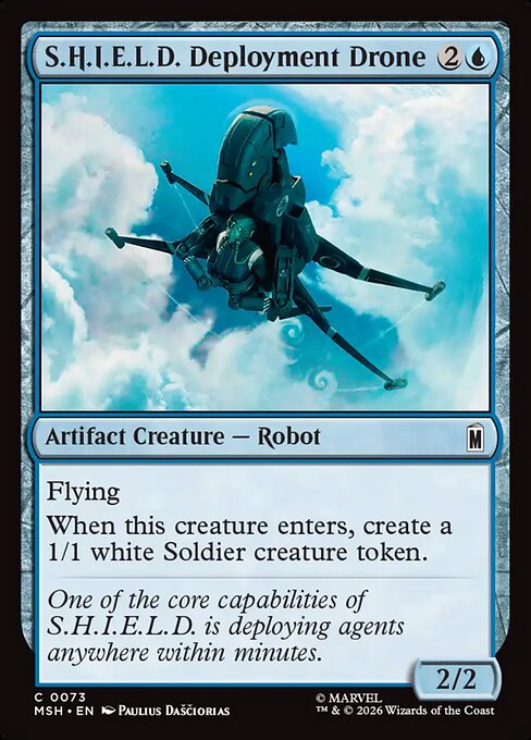 S.H.I.E.L.D. Deployment Drone - Magic: The Gathering MSH #73
