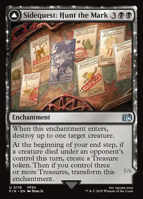Sidequest: Hunt the Mark // Yiazmat, Ultimate Mark - Magic: The Gathering FIN #119