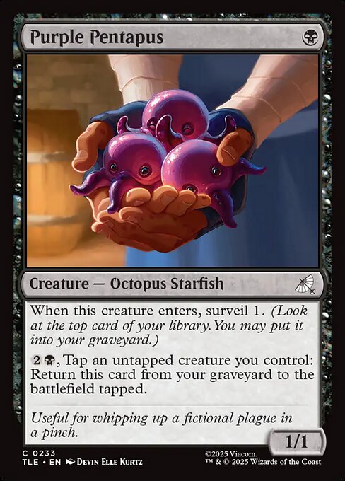 Purple Pentapus - Magic: The Gathering TLE #233