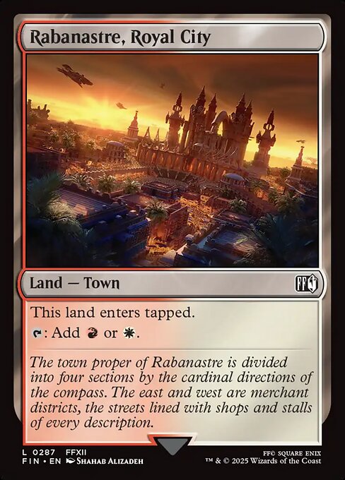 Rabanastre, Royal City - Magic: The Gathering FIN #287