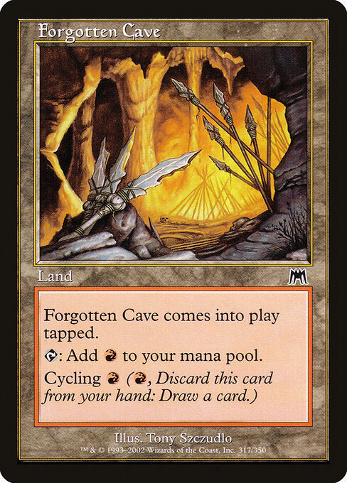 Forgotten Cave - Magic: The Gathering ONS #317