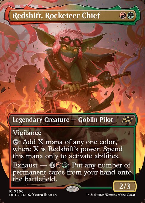Redshift, Rocketeer Chief - Magic: The Gathering DFT #366