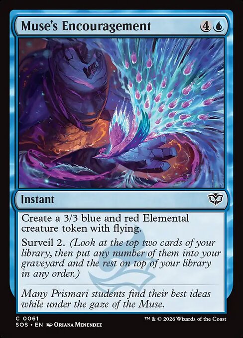 Muse's Encouragement - Magic: The Gathering SOS #61