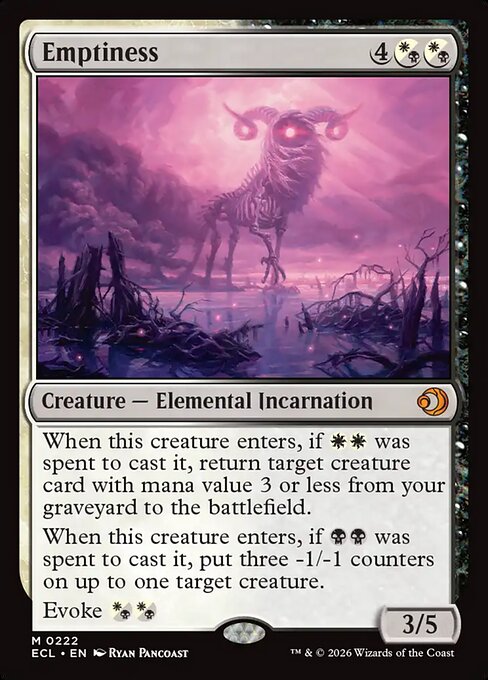 Emptiness - Magic: The Gathering ECL #222