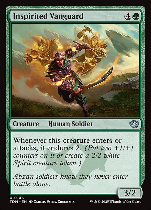 Inspirited Vanguard - Magic: The Gathering TDM #146