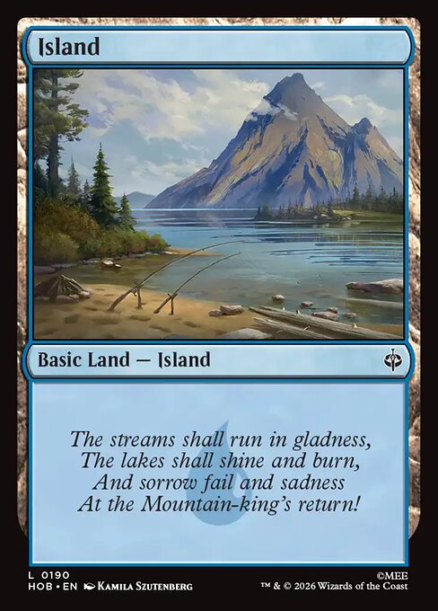 Island - Magic: The Gathering HOB #190