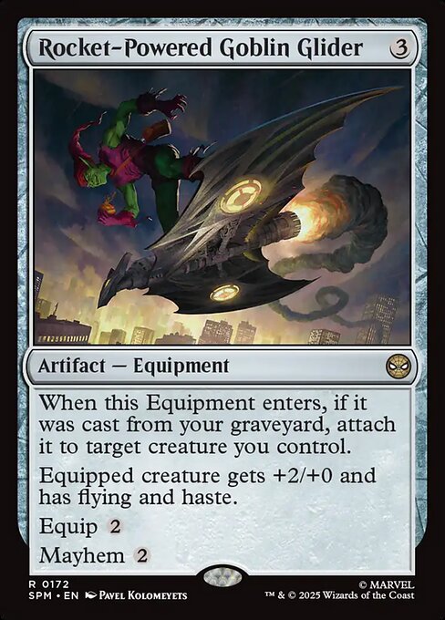 Rocket-Powered Goblin Glider - Magic: The Gathering SPM #172