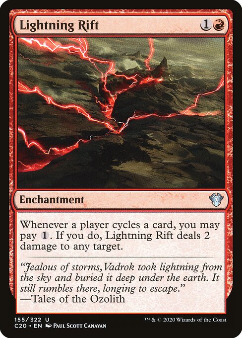 Lightning Rift - Magic: The Gathering C20 #155