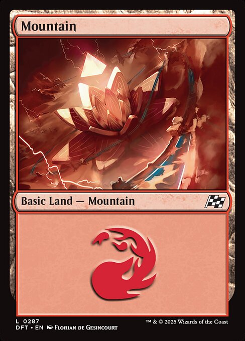 Mountain - Magic: The Gathering DFT #287