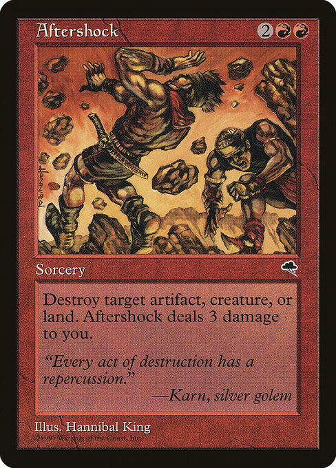 Aftershock - Magic: The Gathering TMP #160
