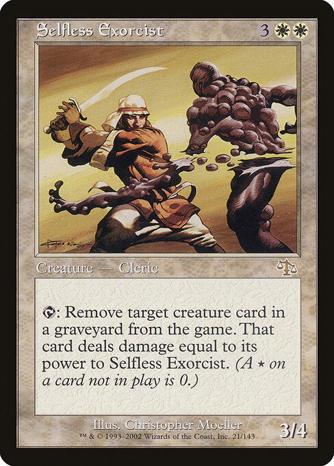 Selfless Exorcist - Magic: The Gathering JUD #21