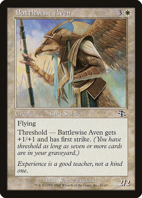 Battlewise Aven - Magic: The Gathering JUD #4