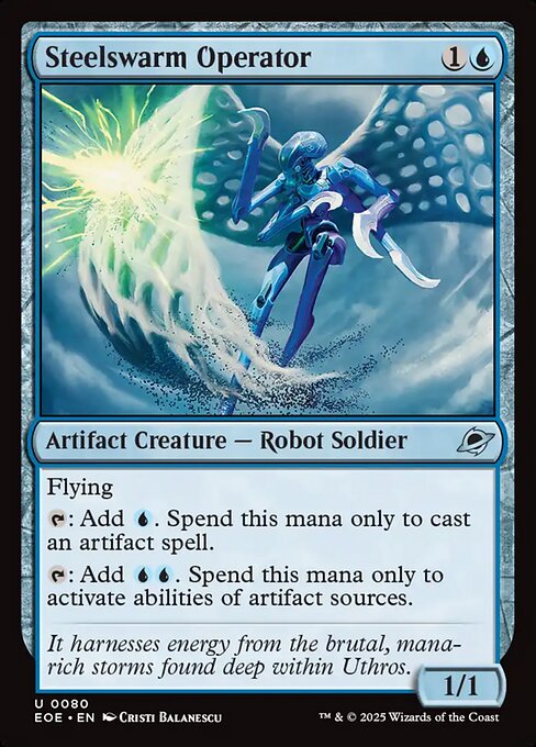 Steelswarm Operator - Magic: The Gathering EOE #80