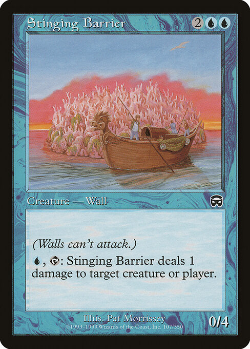 Stinging Barrier - Magic: The Gathering MMQ #107