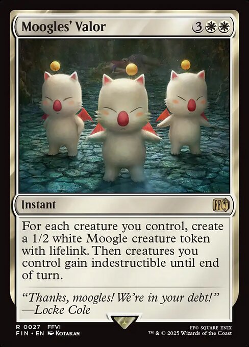 Moogles' Valor - Magic: The Gathering FIN #27