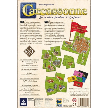 Carcassonne: set de mini expansiones