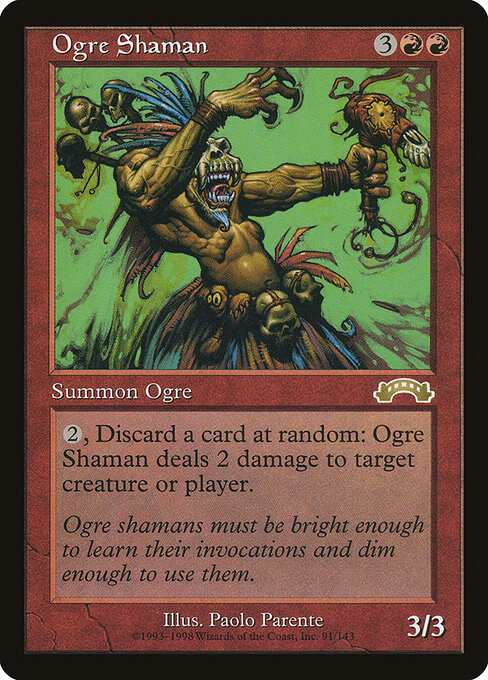 Ogre Shaman - Magic: The Gathering EXO #91