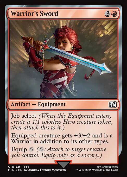 Warrior's Sword - Magic: The Gathering FIN #169