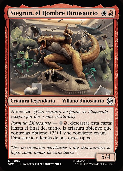 Stegron the Dinosaur Man · SPM #95 · ES