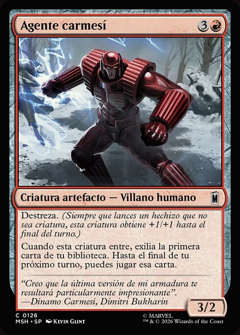Crimson Operative · MSH #126 · ES