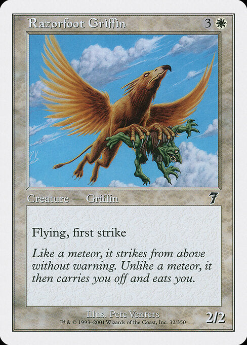 Razorfoot Griffin - Magic: The Gathering 7ED #32