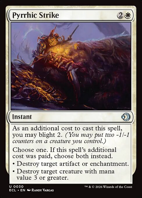Pyrrhic Strike - Magic: The Gathering ECL #30
