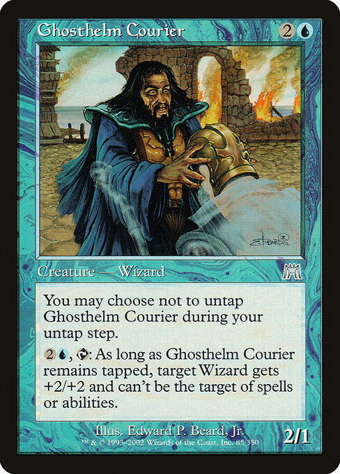 Ghosthelm Courier - Magic: The Gathering ONS #85
