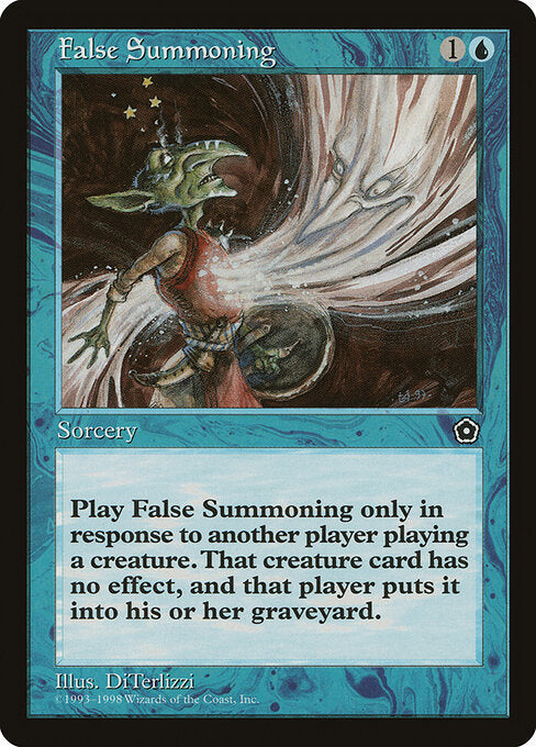 False Summoning - Magic: The Gathering P02 #40