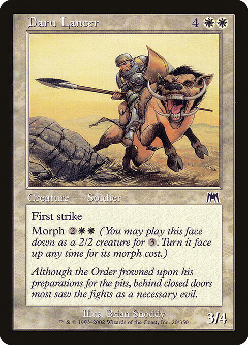 Daru Lancer - Magic: The Gathering ONS #20