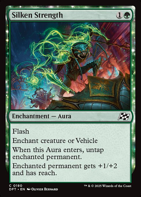 Silken Strength - Magic: The Gathering DFT #180
