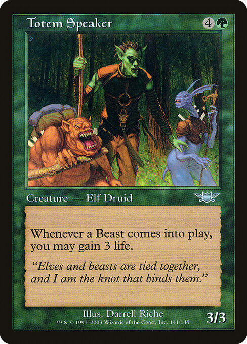 Totem Speaker - Magic: The Gathering LGN #141