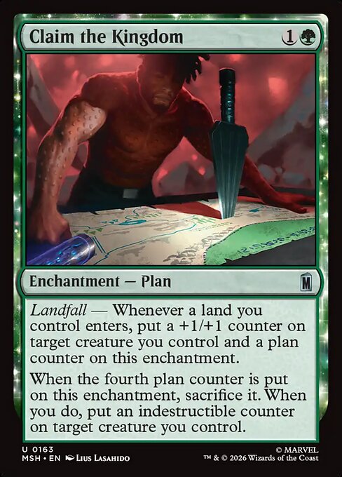Claim the Kingdom - Magic: The Gathering MSH #163