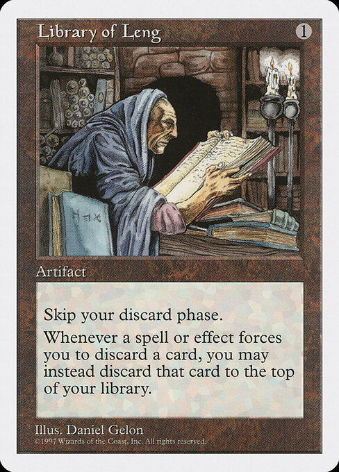 Library of Leng - Magic: The Gathering 5ED #387