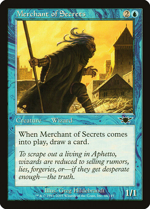 Merchant of Secrets - Magic: The Gathering LGN #44