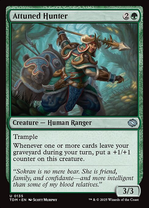 Attuned Hunter - Magic: The Gathering TDM #135
