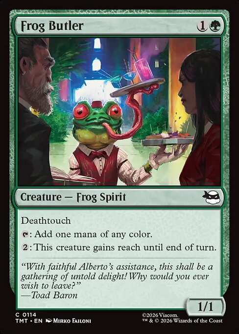 Frog Butler - Magic: The Gathering TMT #114