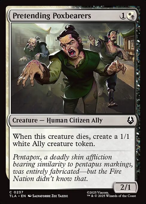 Pretending Poxbearers - Magic: The Gathering TLA #237