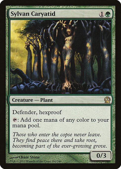 Sylvan Caryatid - Magic: The Gathering THS #180